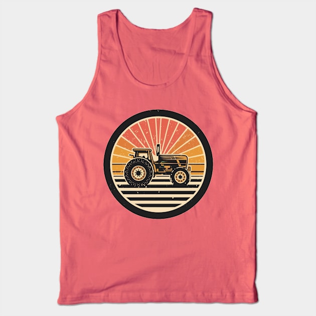 Tractor Vintage Tank Top by ohyeahh